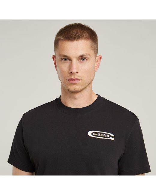 G-Star Black Back Graphic Arch T-Shirt for men