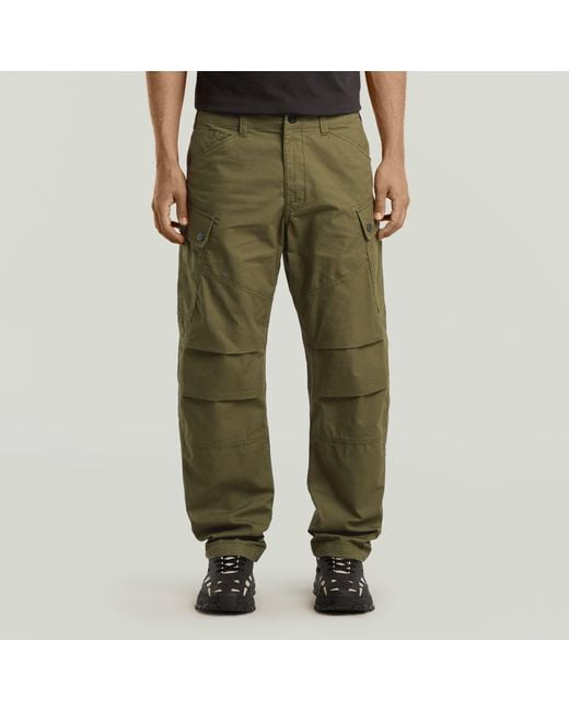 G-Star Green Roxic Loose Cargo Pants for men