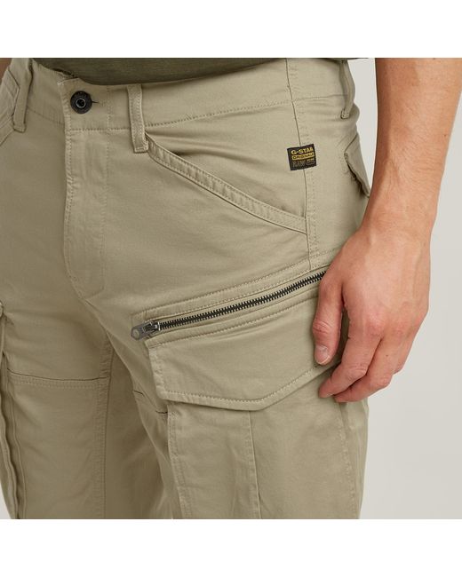 G-Star Rovic Zip Regular Short in het Natural voor heren