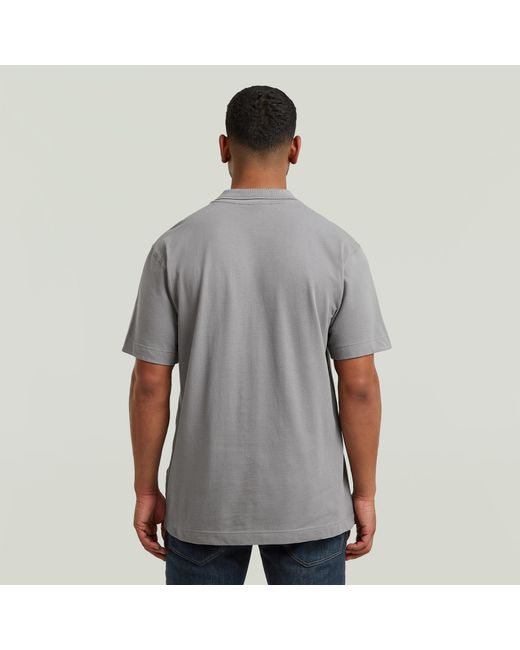 G-Star Core Regular Polo in het Gray voor heren