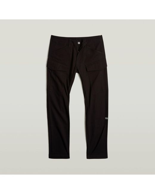 G-Star Black G-Star Raw Cargo Regular Tapered Pants for men