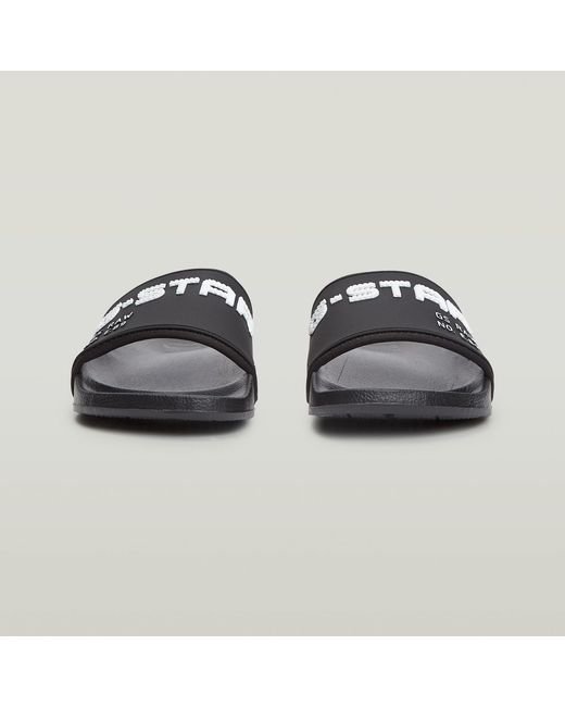 Claquettes Cart G-Star en coloris Black