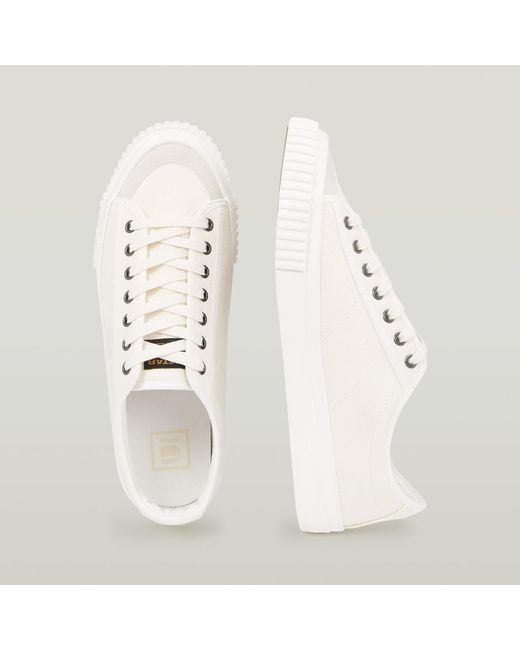 G-Star RAW Deck Basic Sneakers in het White voor heren