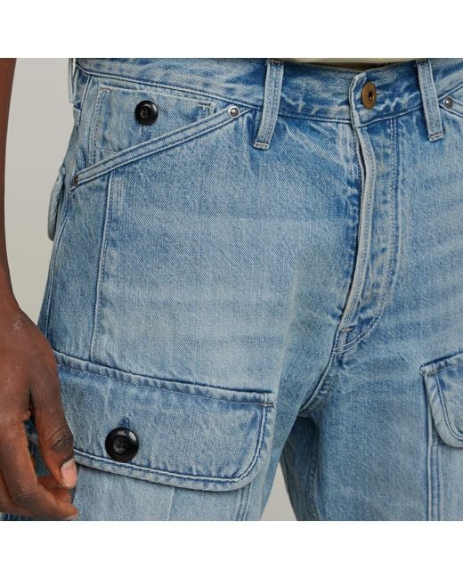 G-Star Bend 3D Cargo Shorts in Blue für Herren