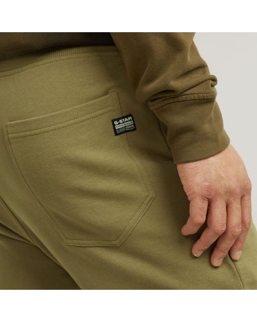 G-Star Green Logo Sweat Pants for men