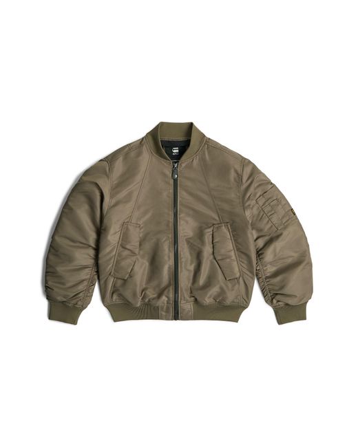 G-Star Green Bomber Padded Jacket