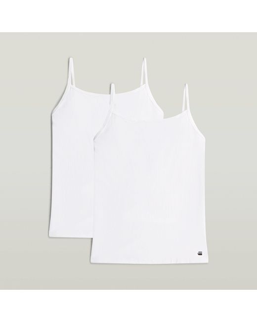 G-Star White Cami 2-Pack
