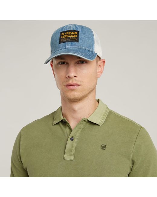 G-Star Dunda Overdyed Slim Poloshirt in Green für Herren