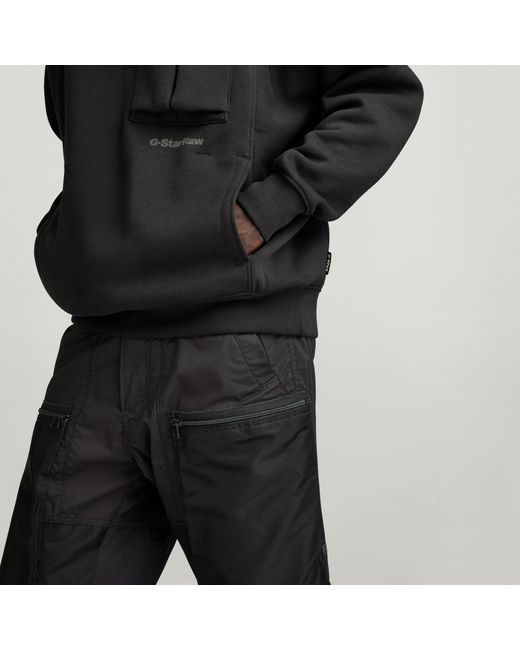 G-Star Black Anorak Loose Sweater for men