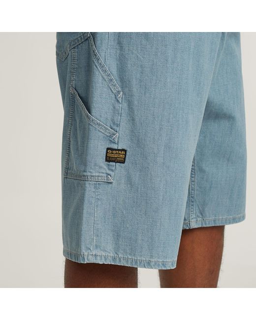 G-Star Blue Bam Logger Short for men