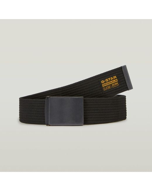G-Star Black Webbing Belt for men