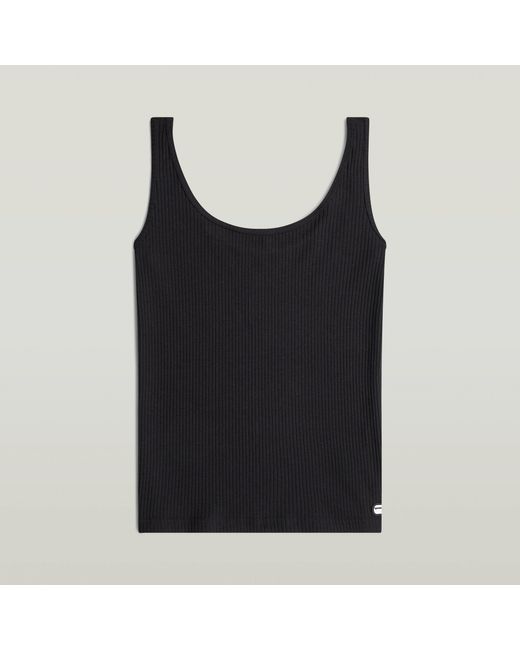 Lot De 2 Débardeurs Rib G-Star en coloris Black