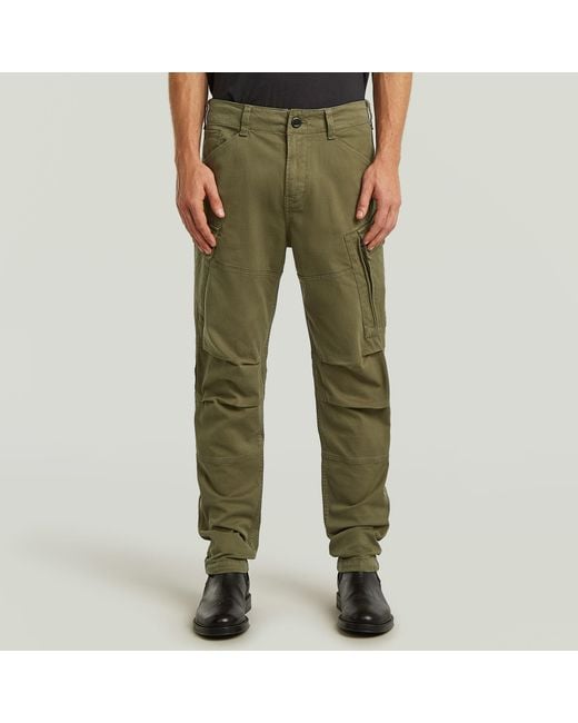 G-Star Roxic Zip Straight Tapered in het Green voor heren