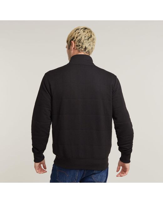 G-Star RAW Track Sweater Jack in het Black voor heren