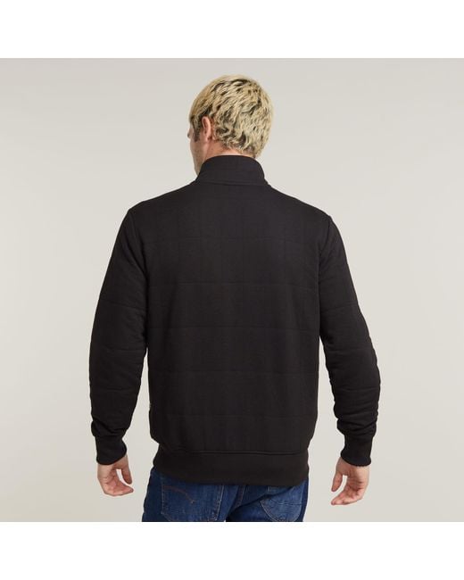 G-Star RAW Track Sweater Jacke in Black für Herren