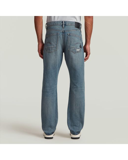 G-Star Blue Dakota Regular Straight Jeans for men