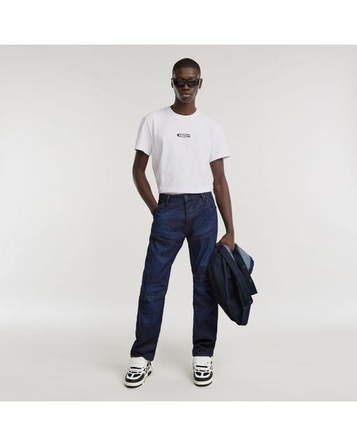 G-Star Blue Elwood Regular Jeans for men