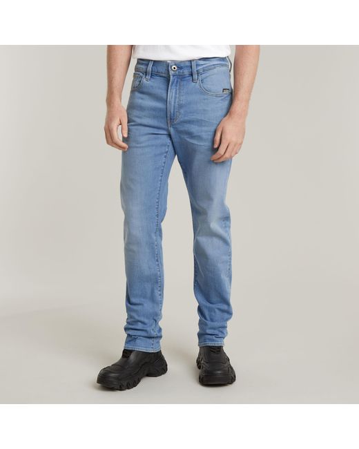G-Star RAW 3301 Straight Jeans in het Blue voor heren