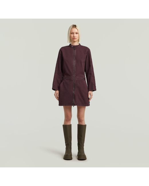 G-Star Red Moto Mini Dress