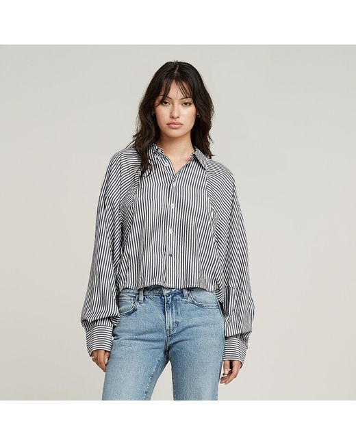 G-Star Macro Balloon Blouse in het Gray