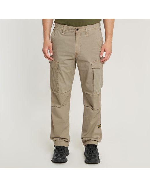 G-Star Core Regular Cargo Broek in het Natural voor heren