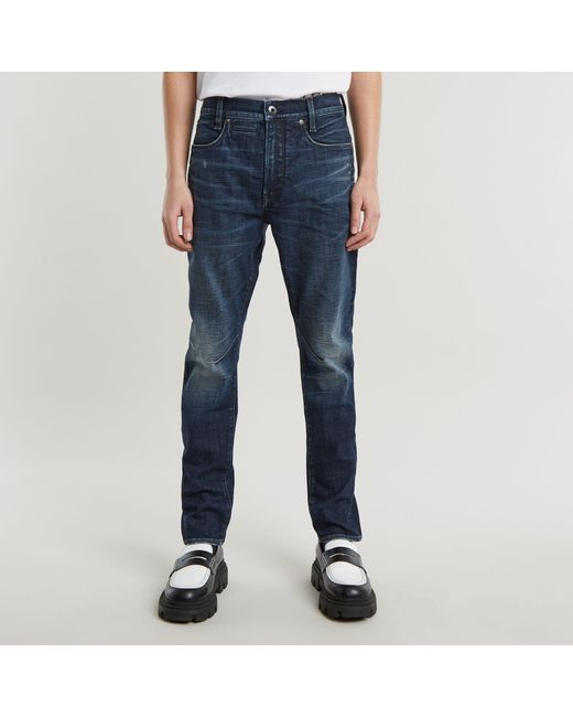 G-Star Men's Blue D-Staq 3D Slim Jeans