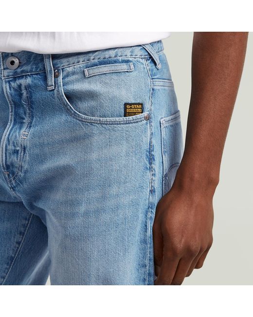 G-Star Blue Morry Fwd Regular Tapered Jeans for men