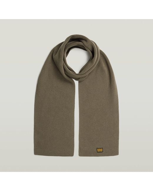 G-Star Green Effo Scarf for men