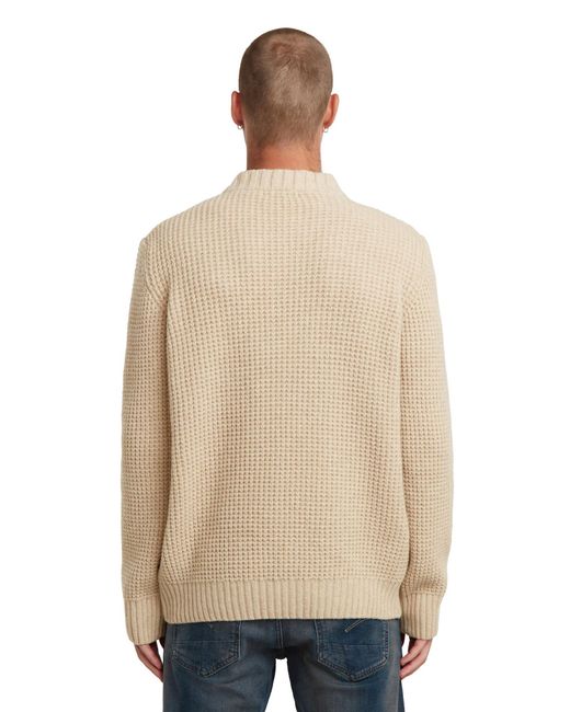 G-Star Natural Chunky Knit Pullover for men