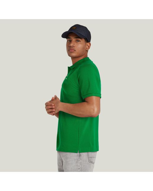 G-Star RAW Oluv Slim Poloshirt in Green für Herren