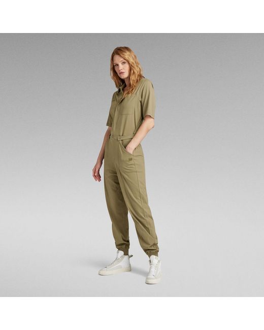 G-Star RAW Track Jumpsuit in het Green