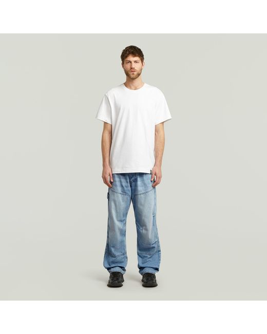 G-Star Carpenter 3D Loose Jeans in het Blue voor heren