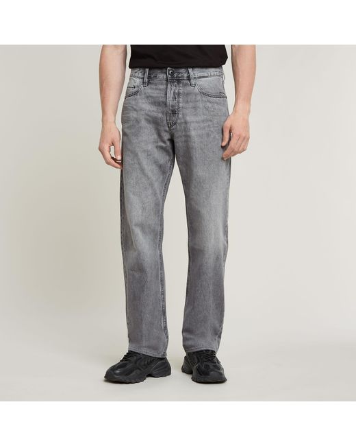 G-Star RAW Dakota Regular Straight Jeans in het Gray voor heren