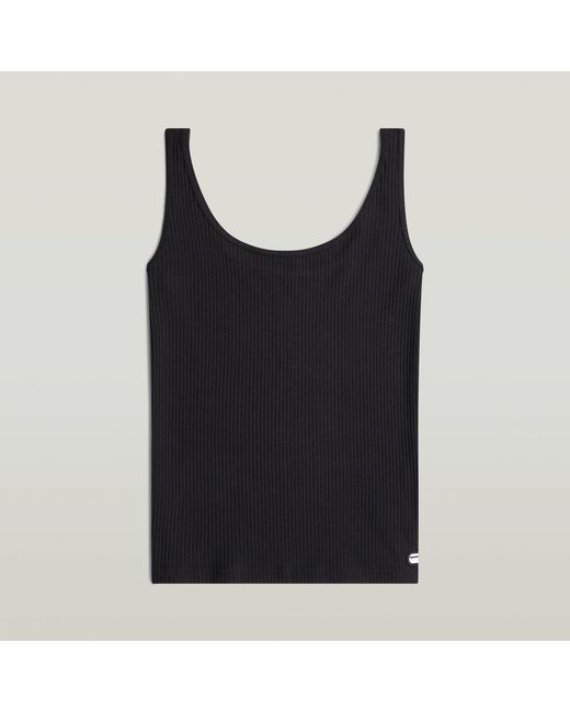 Lot De 2 Débardeurs Rib G-Star en coloris Black
