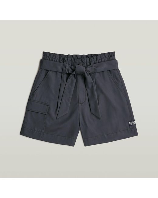 G-Star Blue Paperbag Shorts