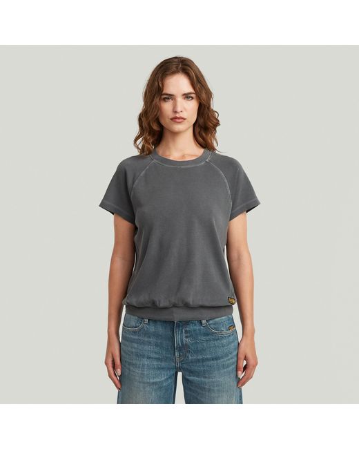 G-Star Gray Raglan T-Shirt