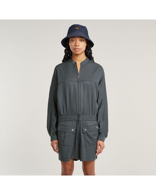 G-Star Macro Balloon Playsuit in het Gray