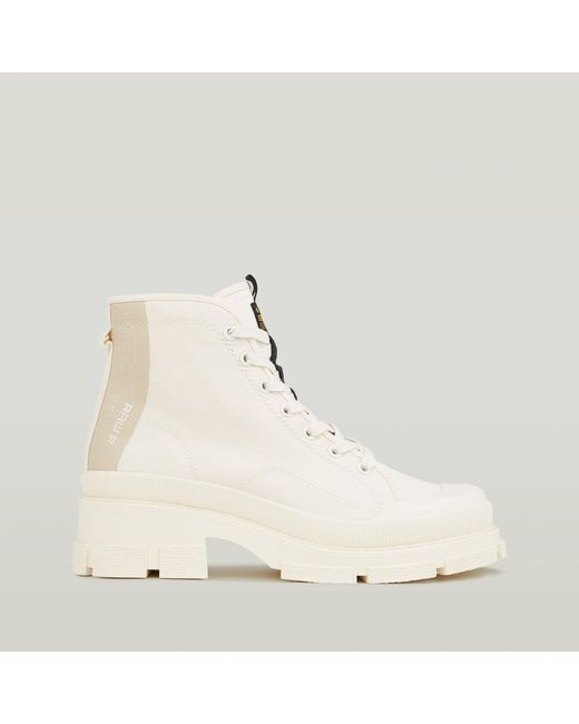 G-Star RAW Aefon Ii Mid Canvas Boots in het Natural