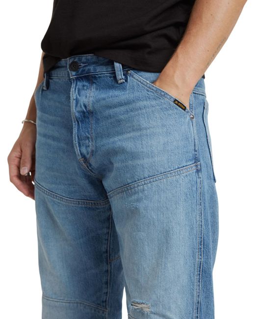 G-Star Blue Elwood 3D Regular Jeans for men