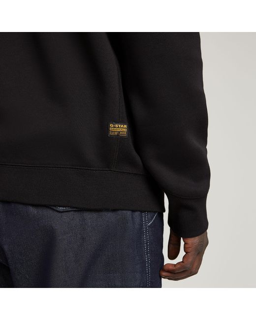 G-Star Premium Core Half Zip Sweater in het Black voor heren