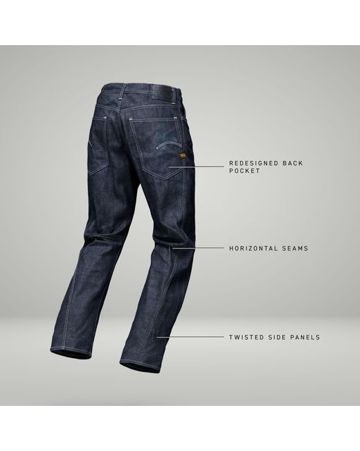 G-Star Contor Regular Jeans in het Blue voor heren