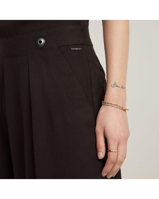 G-Star Black Fluid Strap Jumpsuit