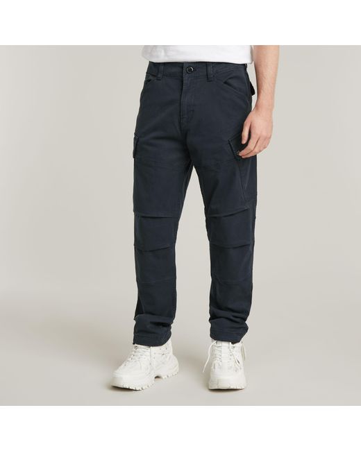 G-Star RAW Roxic Straight Tapered Cargo Broek in het Blue voor heren