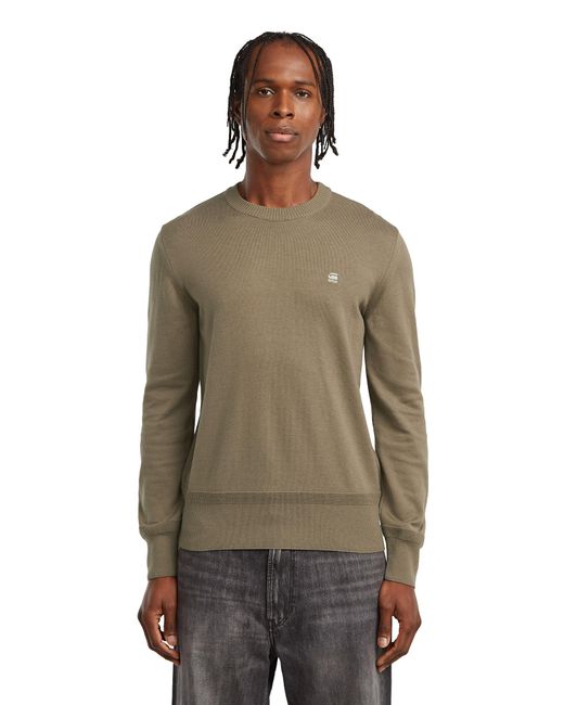 G-Star Green Core Knitted Sweater for men