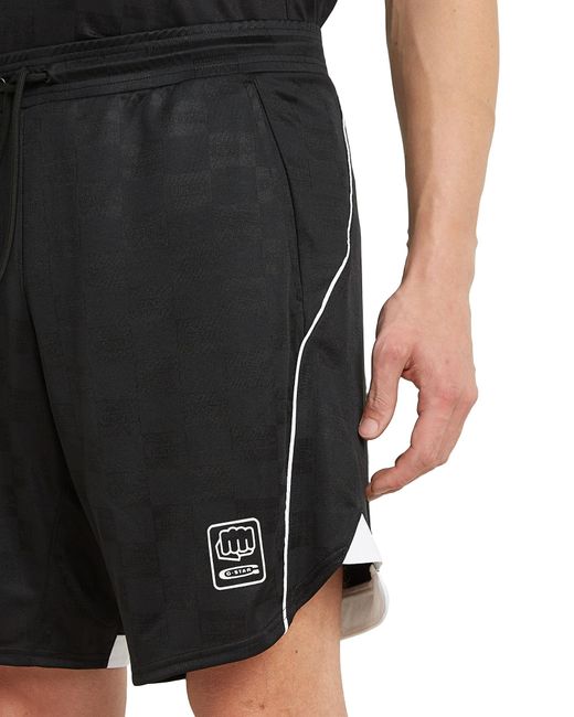 G-Star Black Football Shorts for men