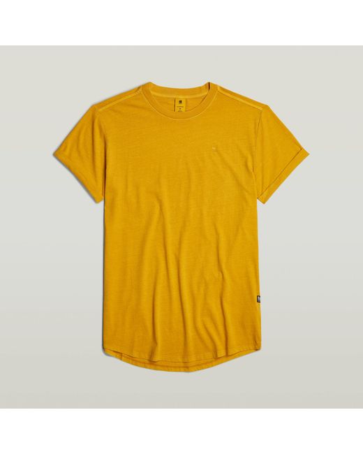 G-Star RAW Lash T-shirt in het Yellow voor heren