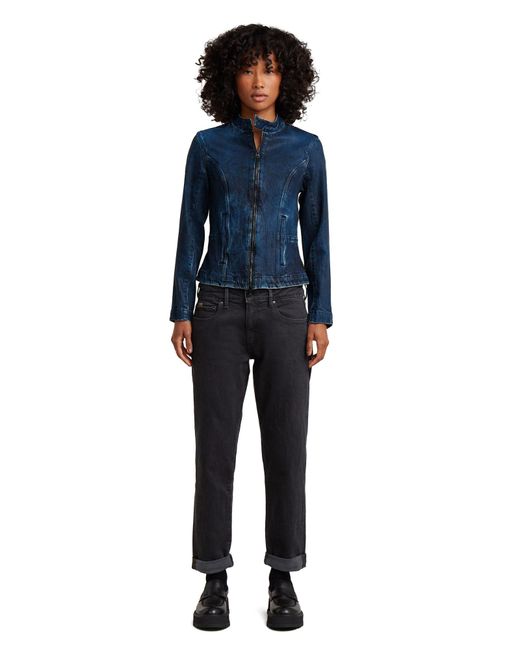 G-Star Blue Moto Slim Overshirt