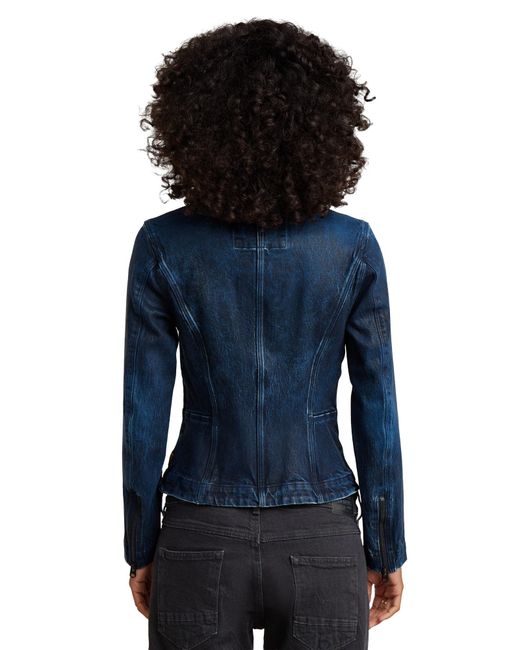 G-Star Blue Moto Slim Overshirt