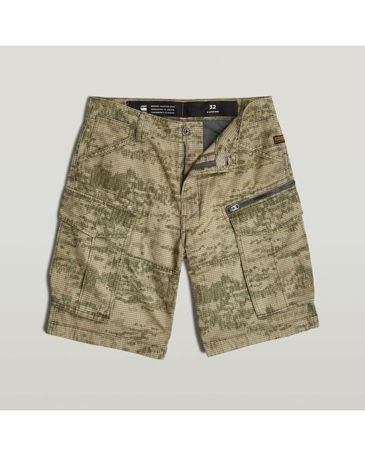 G-Star Rovic Zip Relaxed Short in het Green voor heren