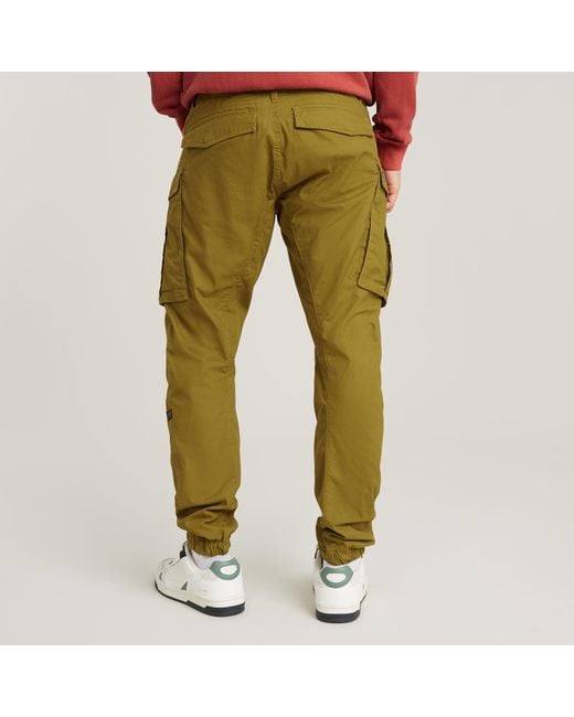 G-Star Cargohose 3D Regular Tapered Cuffed in Green für Herren